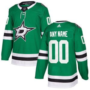 Lapsille NHL Dallas Stars Pelipaita Custom Koti Vihreä Authentic